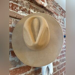 Brown felt hat